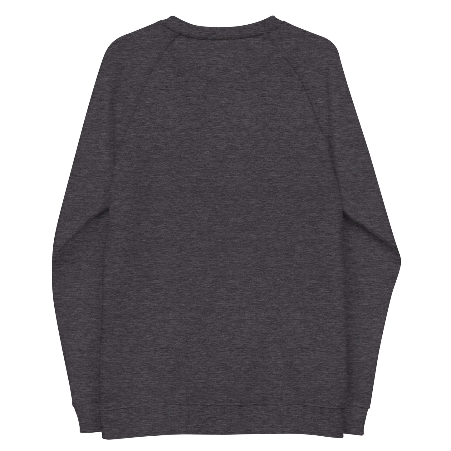 Unisex organic raglan sweatshirt