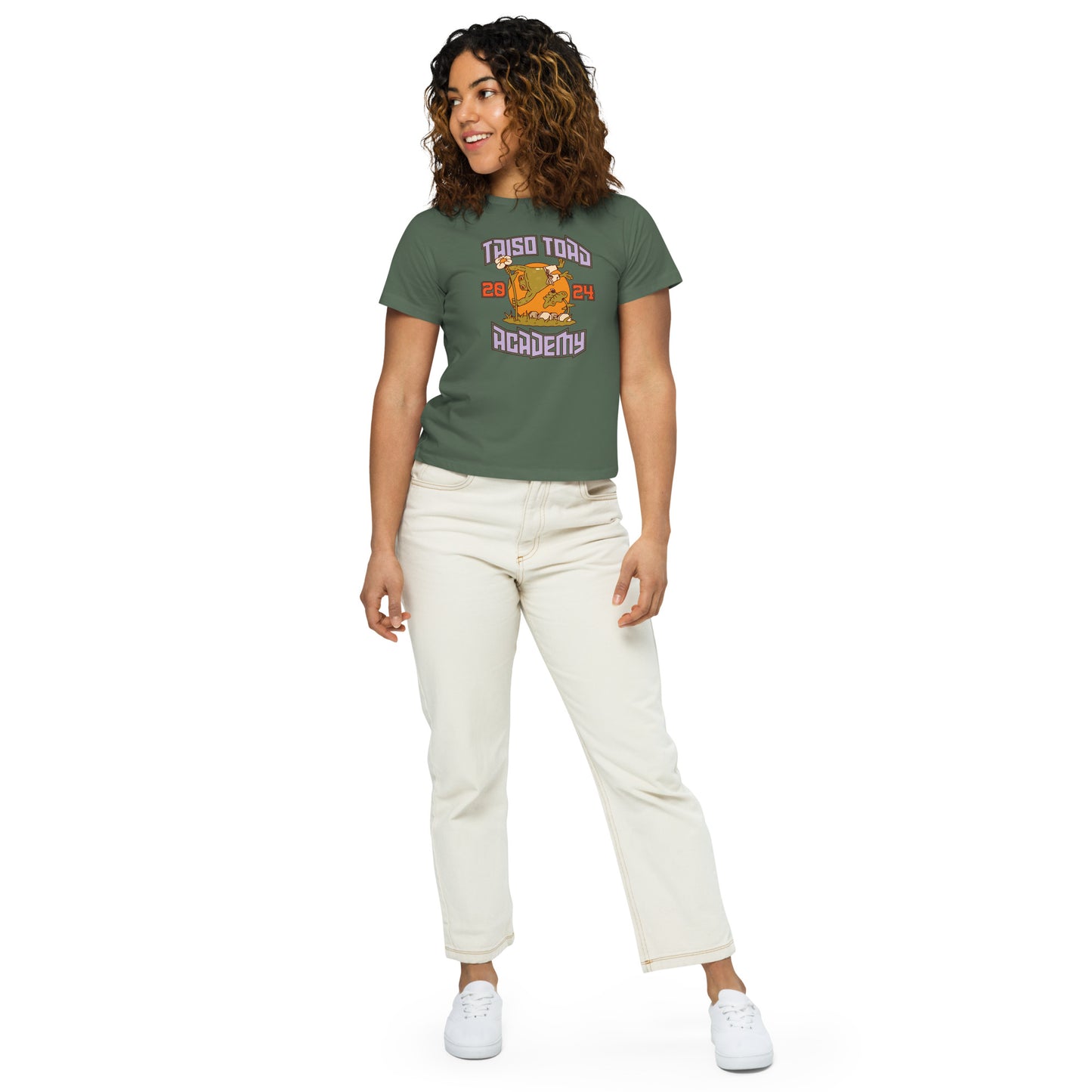 Women’s high-waisted t-shirt