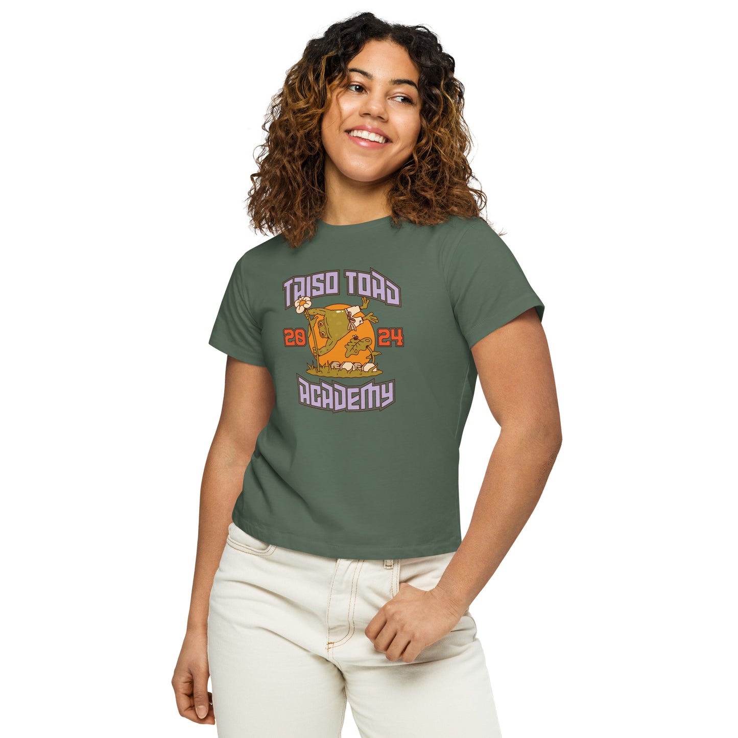 Women’s high-waisted t-shirt